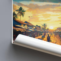 Kumasi Poster - Ghana Wall Art