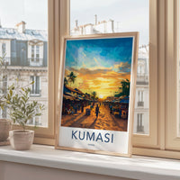 Kumasi Poster - Ghana Wall Art