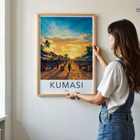Kumasi Poster - Ghana Wall Art