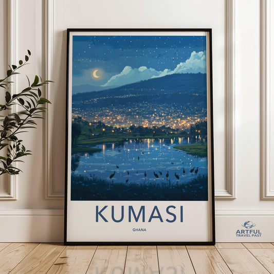 Kumasi Poster - Ghana Wall Art