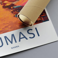 Kumasi Poster - Ghana Wall Art