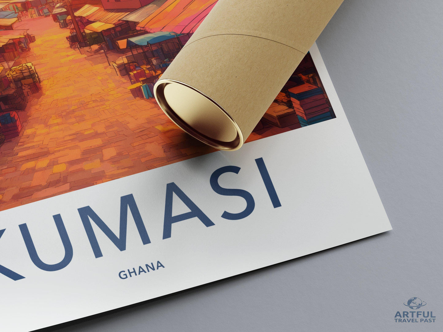 Kumasi Poster - Ghana Wall Art