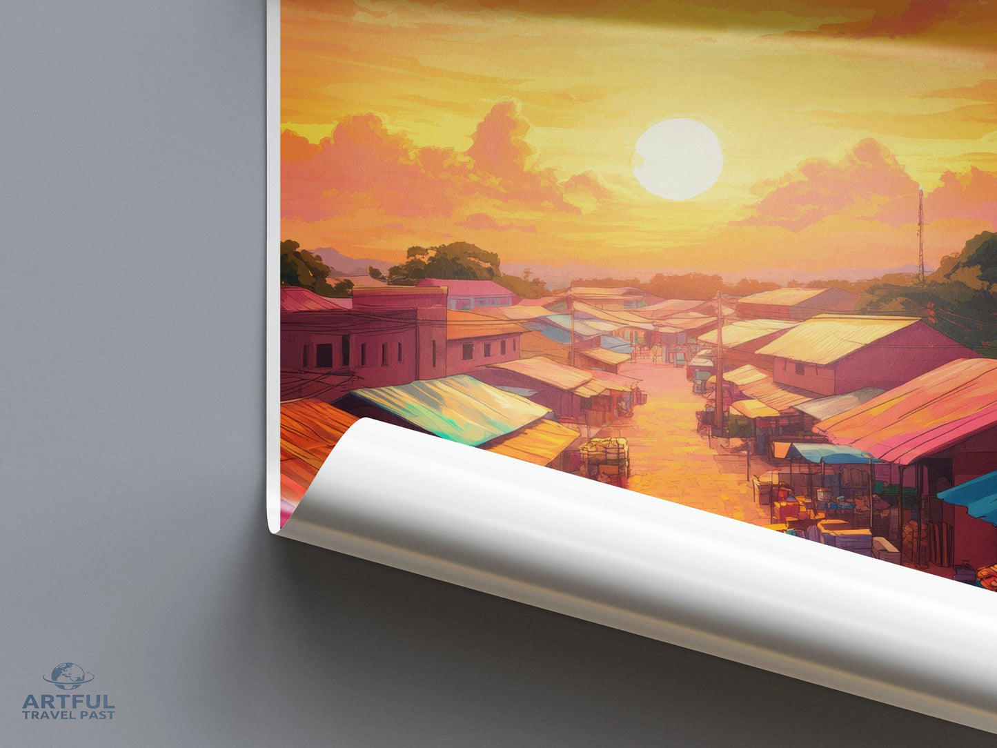 Kumasi Poster - Ghana Wall Art
