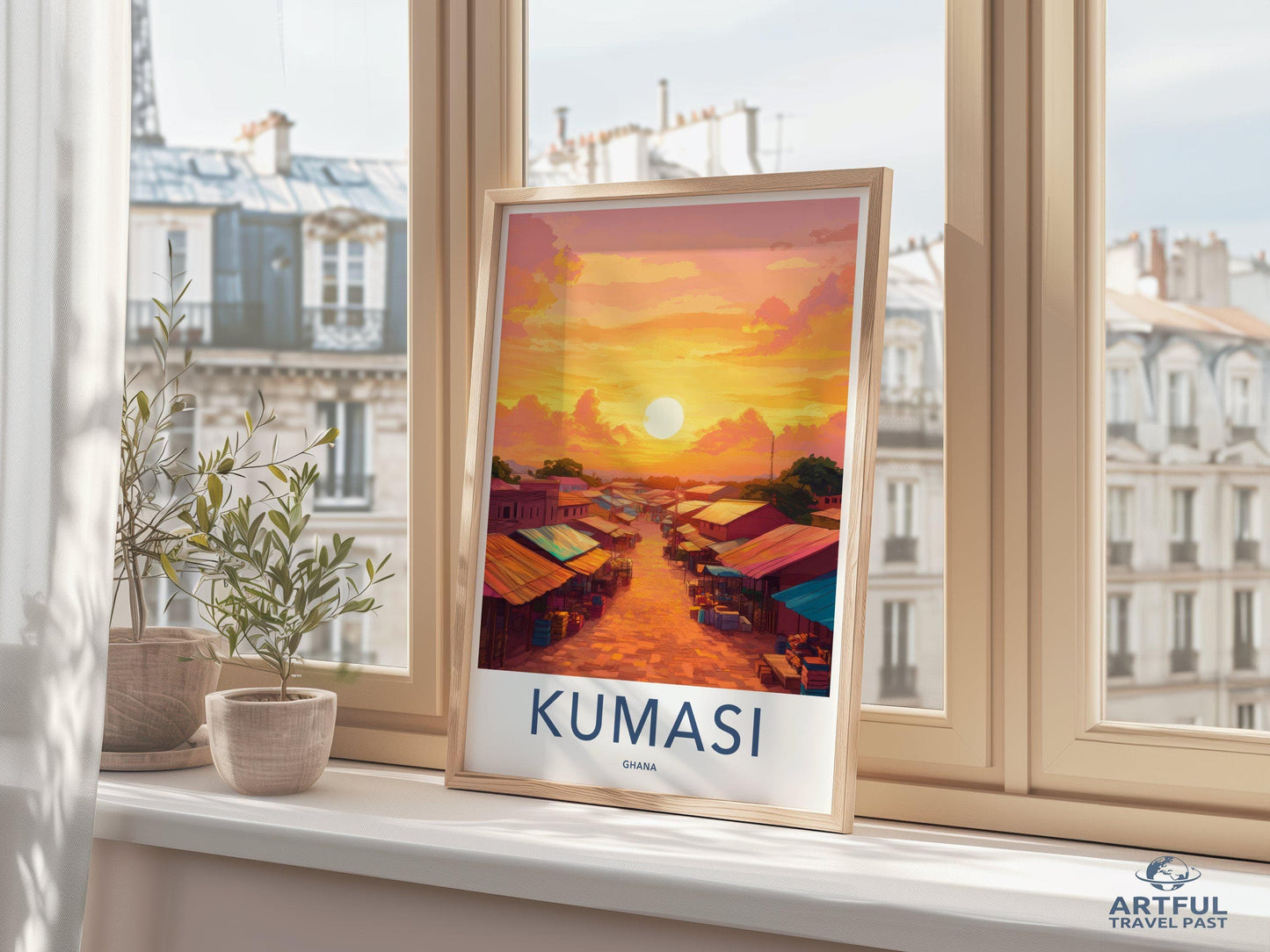 Kumasi Poster - Ghana Wall Art