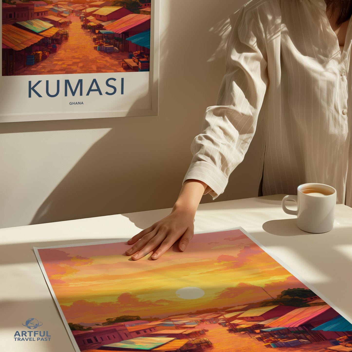 Kumasi Poster - Ghana Wall Art