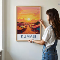 Kumasi Poster - Ghana Wall Art