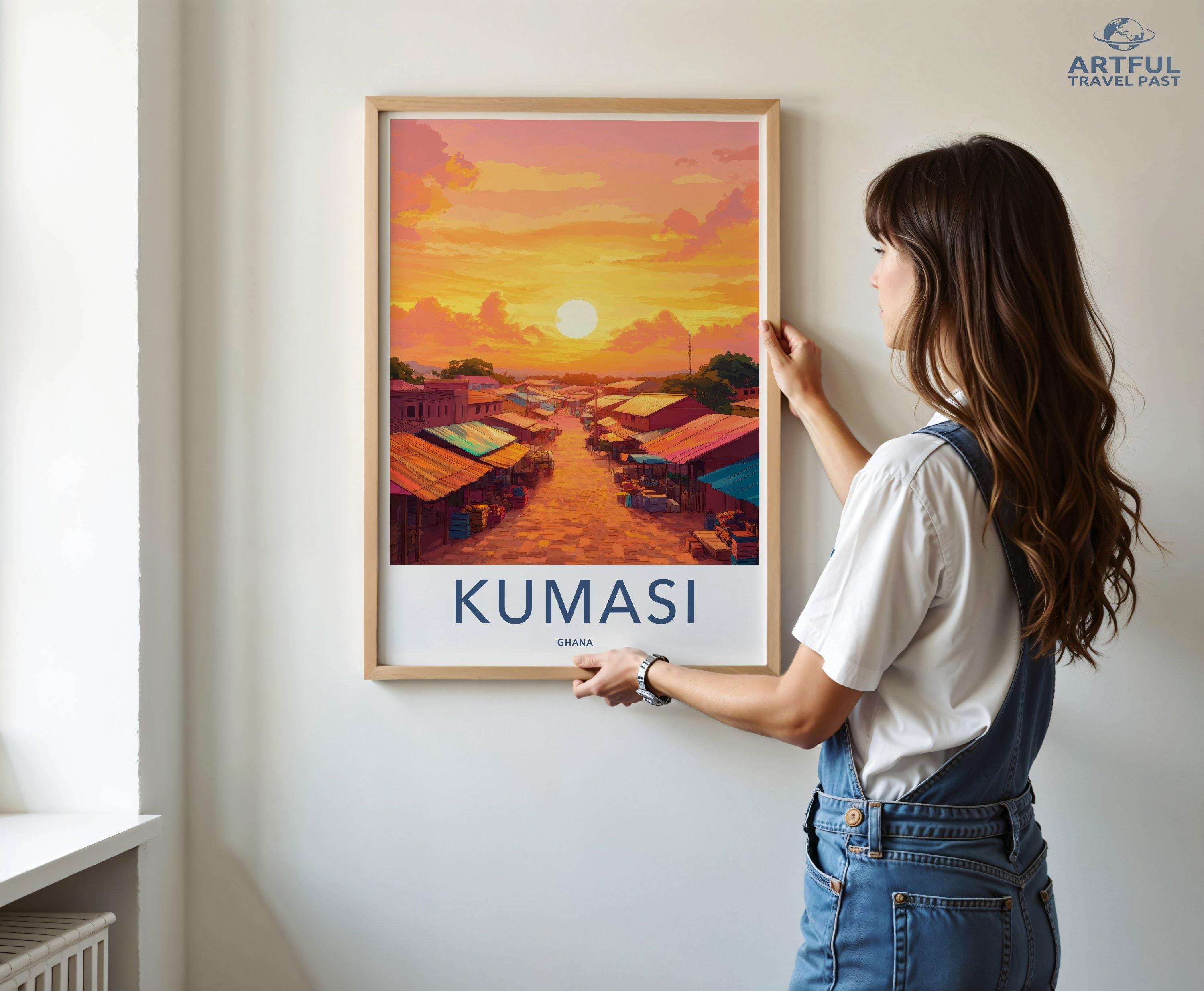 Kumasi Poster - Ghana Wall Art