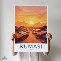 Kumasi Poster - Ghana Wall Art