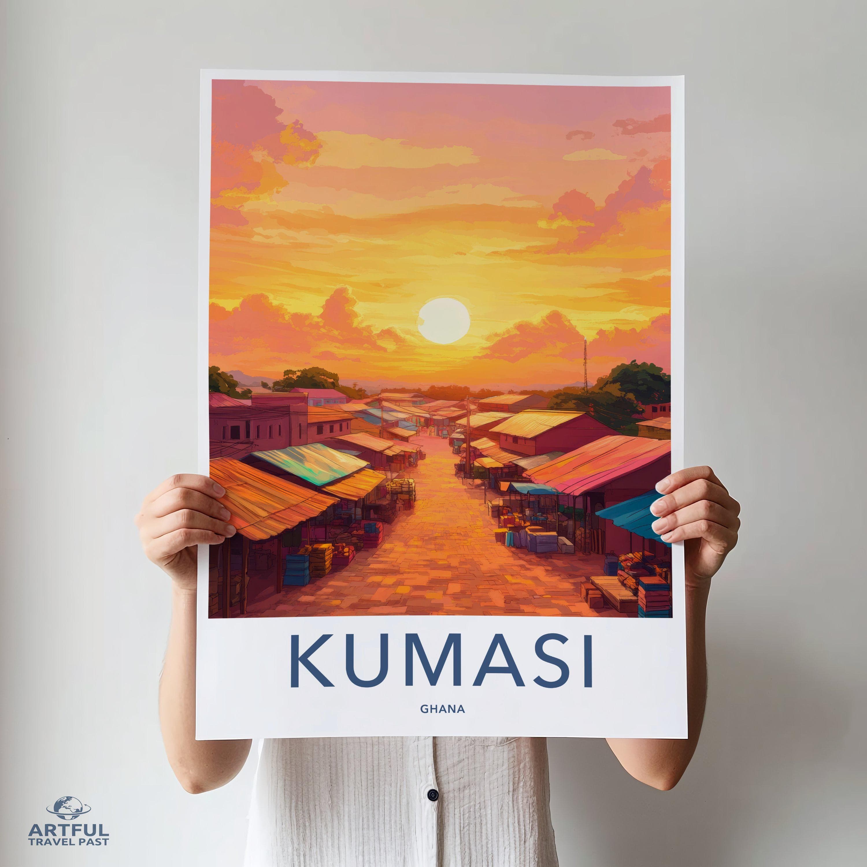 Kumasi Poster - Ghana Wall Art