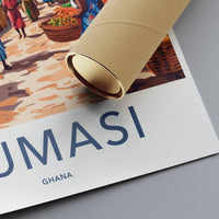 Kumasi Poster - Ghana Wall Art