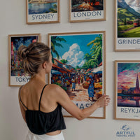 Kumasi Poster - Ghana Wall Art
