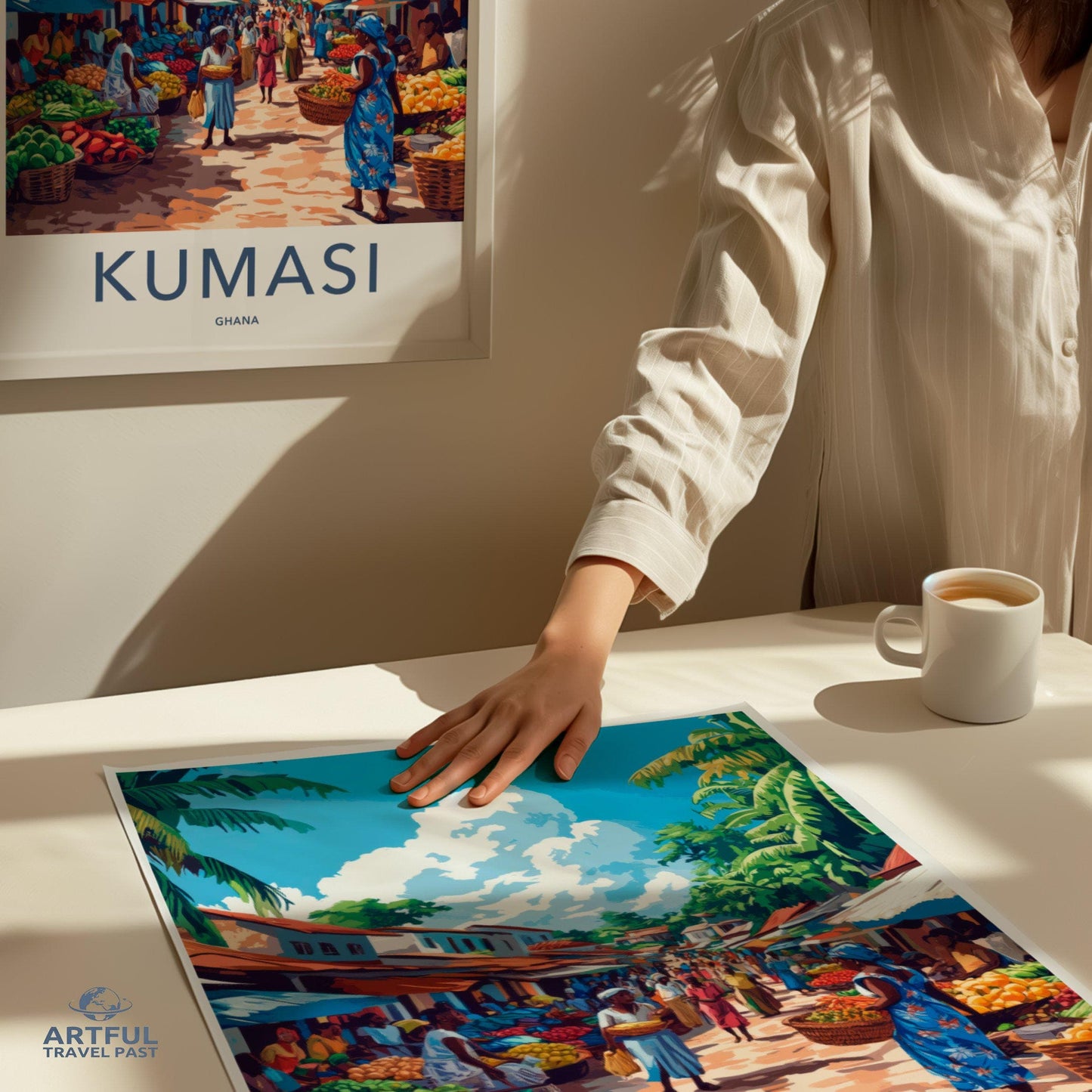Kumasi Poster - Ghana Wall Art