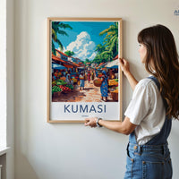 Kumasi Poster - Ghana Wall Art