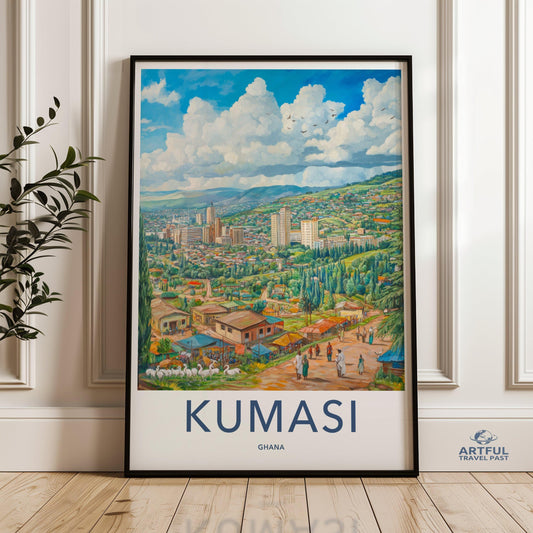 Kumasi Poster - Ghana Wall Art