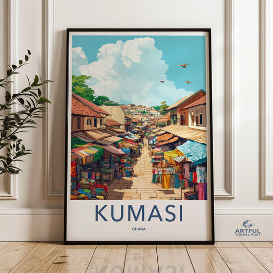 Kumasi Poster - Ghana Wall Art