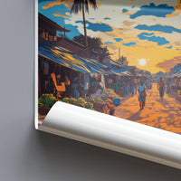 Kumasi Poster - Ghana Wall Art