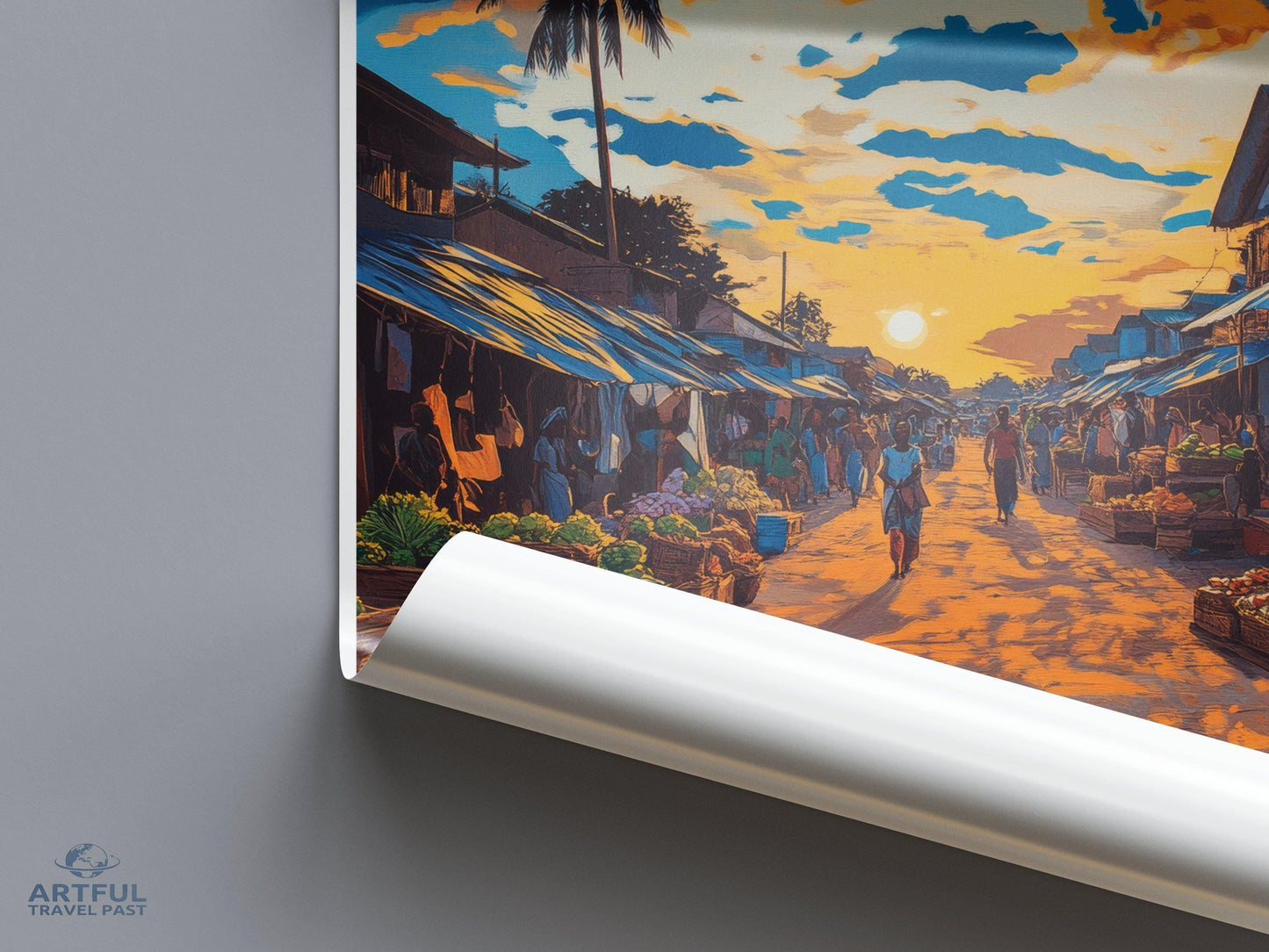 Kumasi Poster - Ghana Wall Art