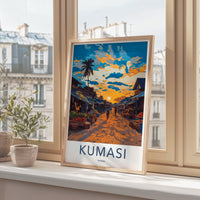 Kumasi Poster - Ghana Wall Art