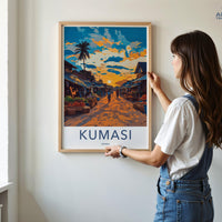 Kumasi Poster - Ghana Wall Art