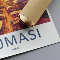 Kumasi Poster | Ghana Wall Art | Africa Decor