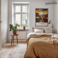 Kumasi Poster | Ghana Wall Art | Africa Decor