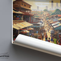 Kumasi Poster | Ghana Wall Art | Africa Decor