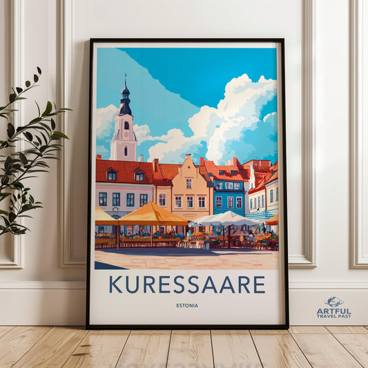 Kuressaare Poster - Estonia Wall Art