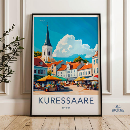 Kuressaare Poster - Estonia Wall Art