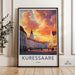 Kuressaare Poster | Estonia Wall Art | Baltic Decor