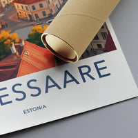Kuressaare Poster | Estonia Wall Art | Europe Decor