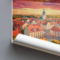 Kuressaare Poster | Estonia Wall Art | Europe Decor