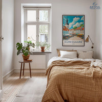 Kuressaare Poster | Estonia Wall Art | Europe Decor