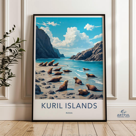 Kuril Islands Poster - Russia Wall Art