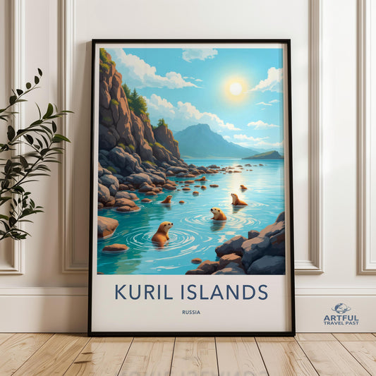 Kuril Islands Poster - Russia Wall Art