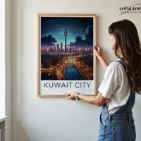 Kuwait City Poster