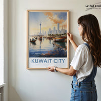 Kuwait City Poster