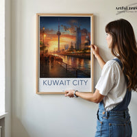 Kuwait City Poster