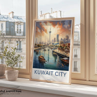 Kuwait City Poster | Kuwait Wall Art