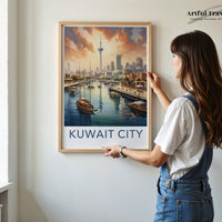 Kuwait City Poster | Kuwait Wall Art