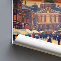 Kyiv Christmas Poster | Ukraine Wall Art | Europe Decor
