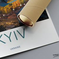 Kyiv Poster | Ukraine Wall Art | Eastern Europe Decor