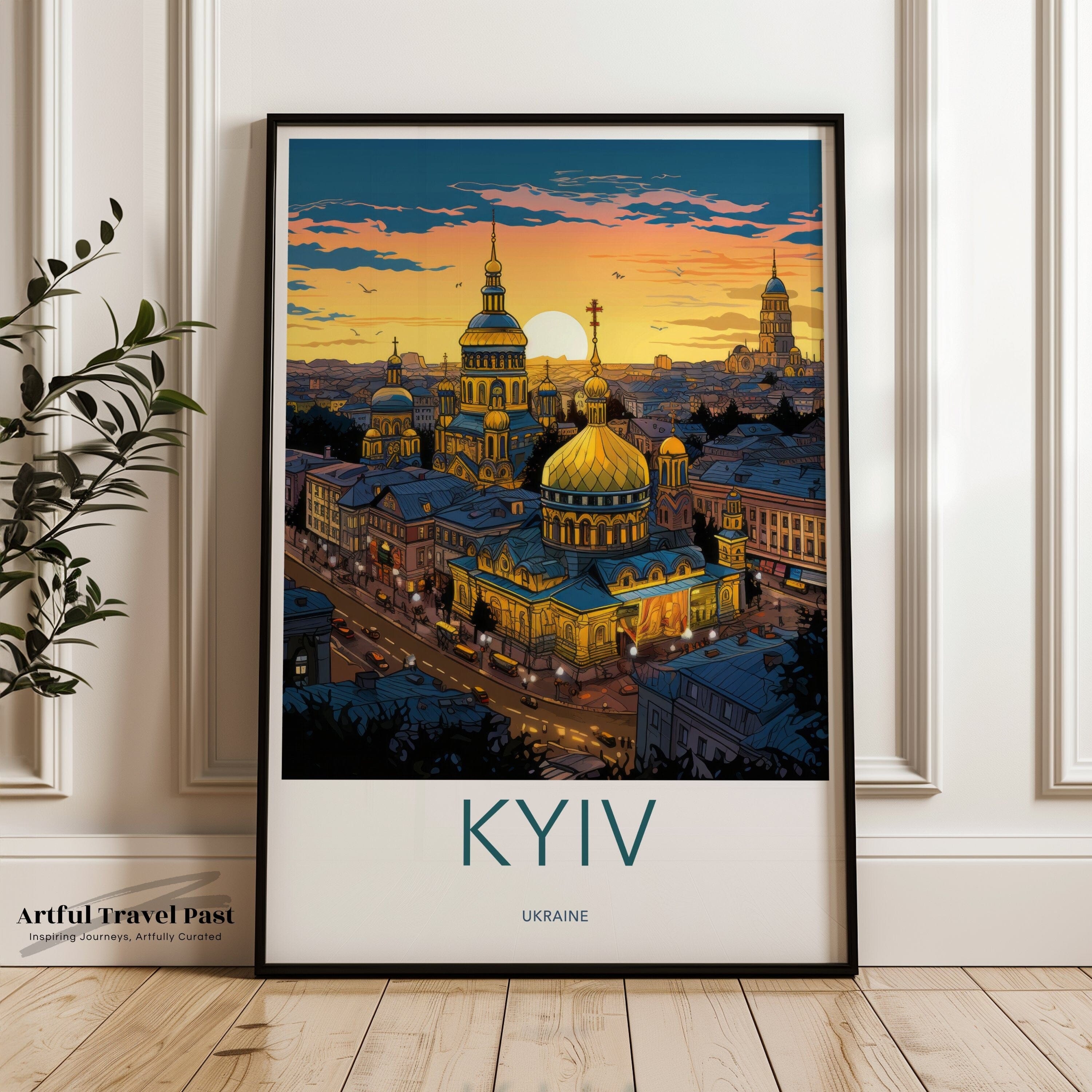 Kyiv Poster | Ukraine Wall Art | Eastern Europe Decor