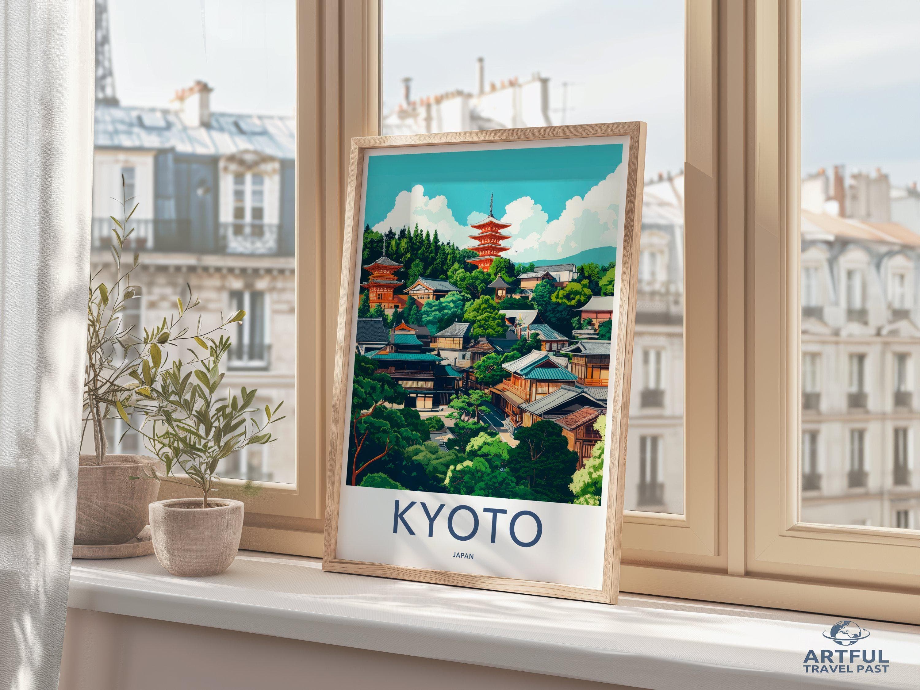 Kyoto Poster | Japan Wall Art | Asia Decor