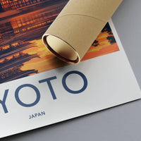 Kyoto Temple Poster | Japan Wall Art | Asia Decor