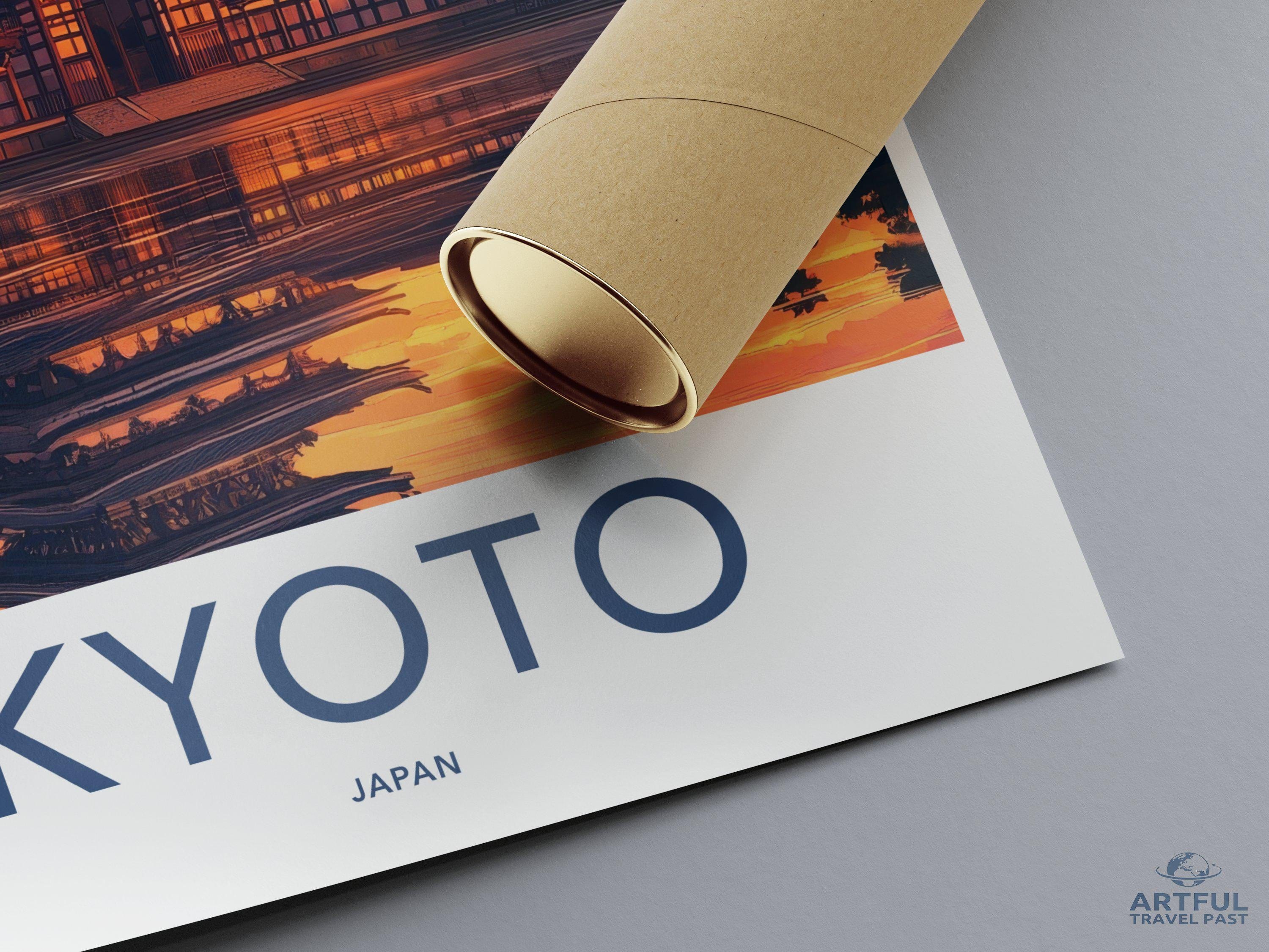 Kyoto Temple Poster | Japan Wall Art | Asia Decor