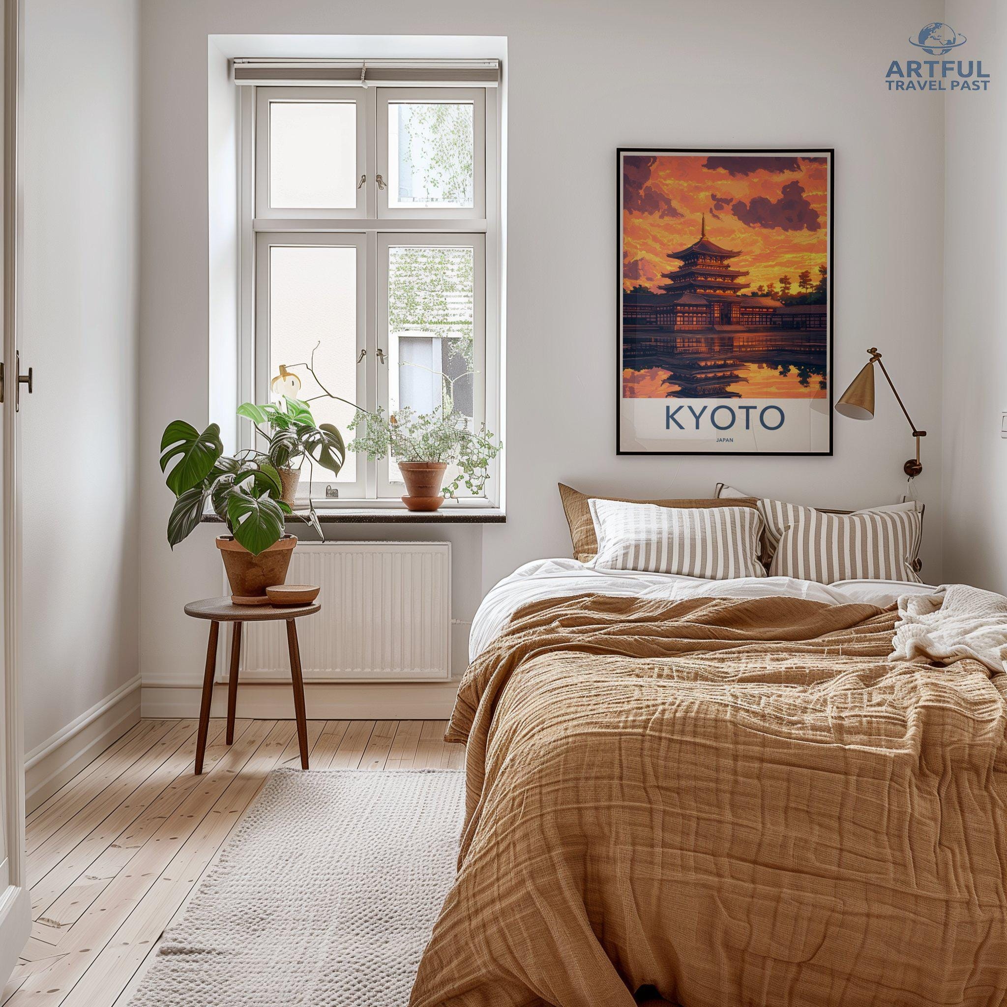 Kyoto Temple Poster | Japan Wall Art | Asia Decor