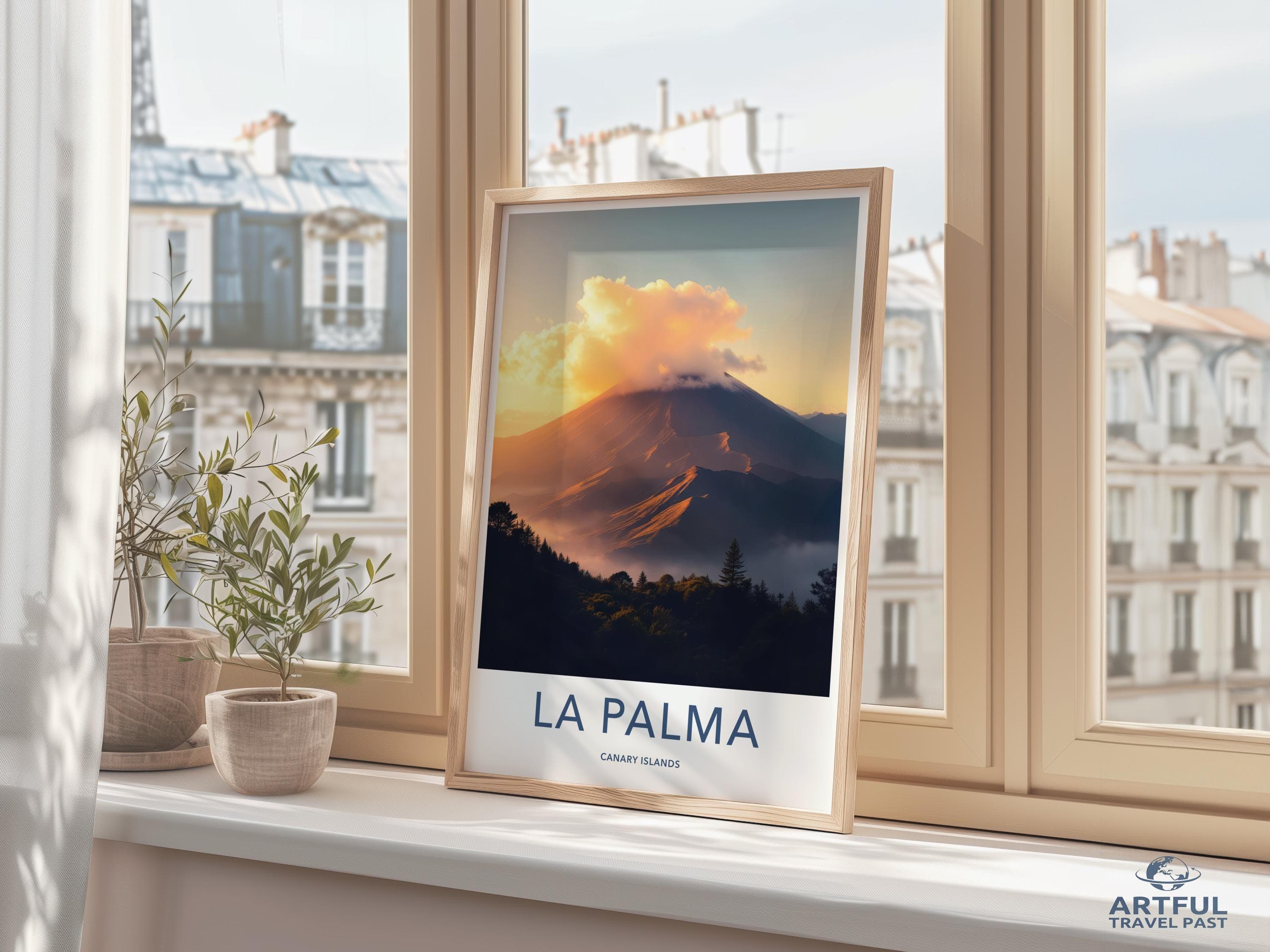La Palma Poster - Canary Islands Art