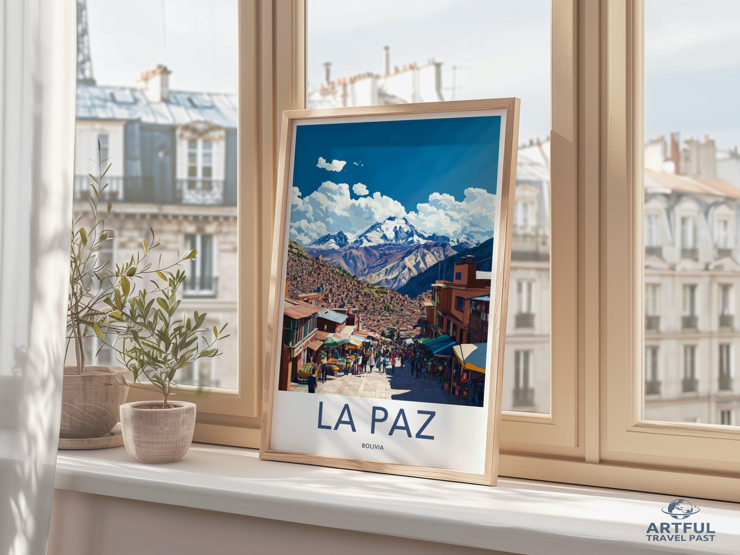 La Paz Poster - Bolivia Wall Art