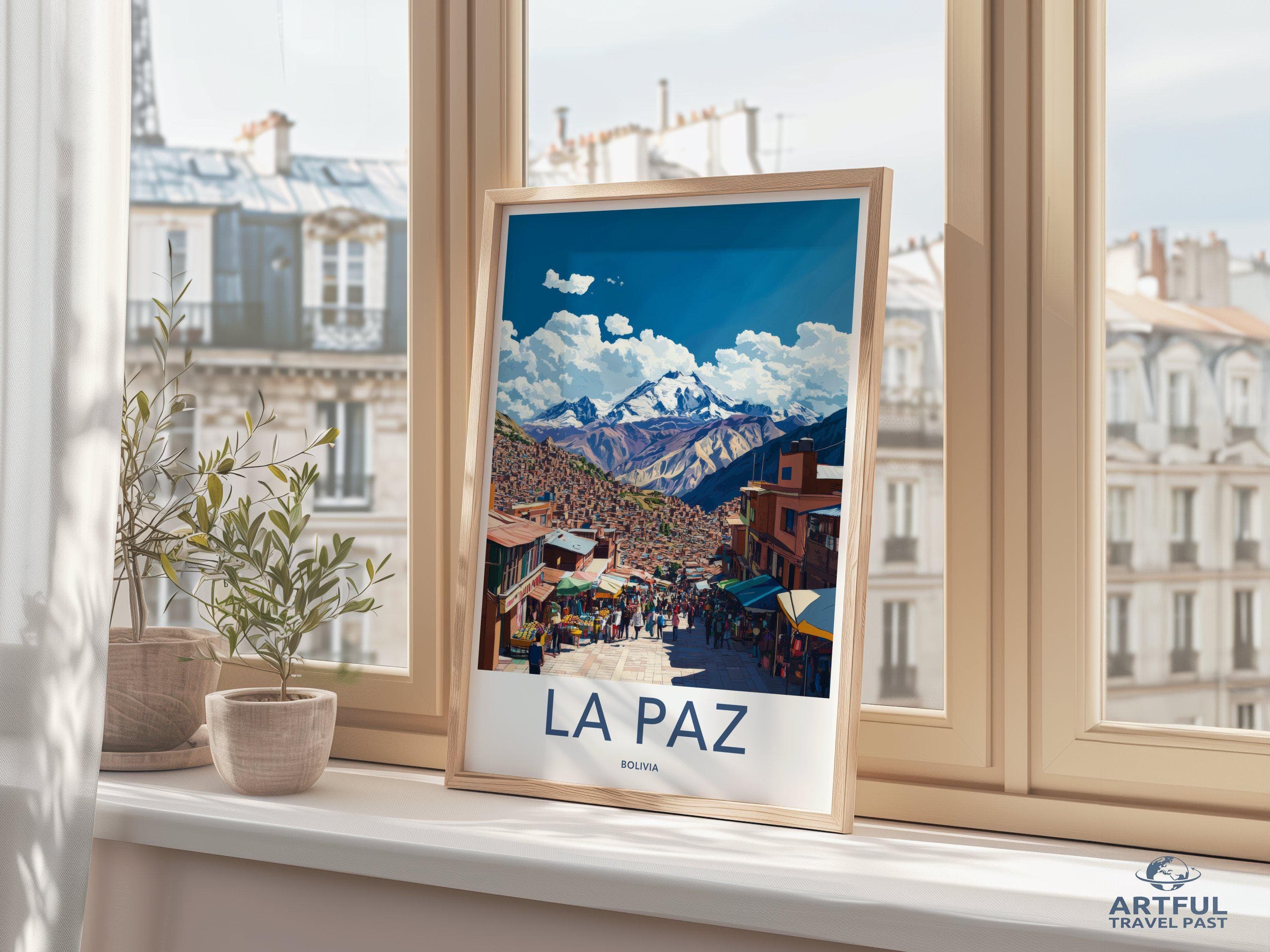 La Paz Poster - Bolivia Wall Art