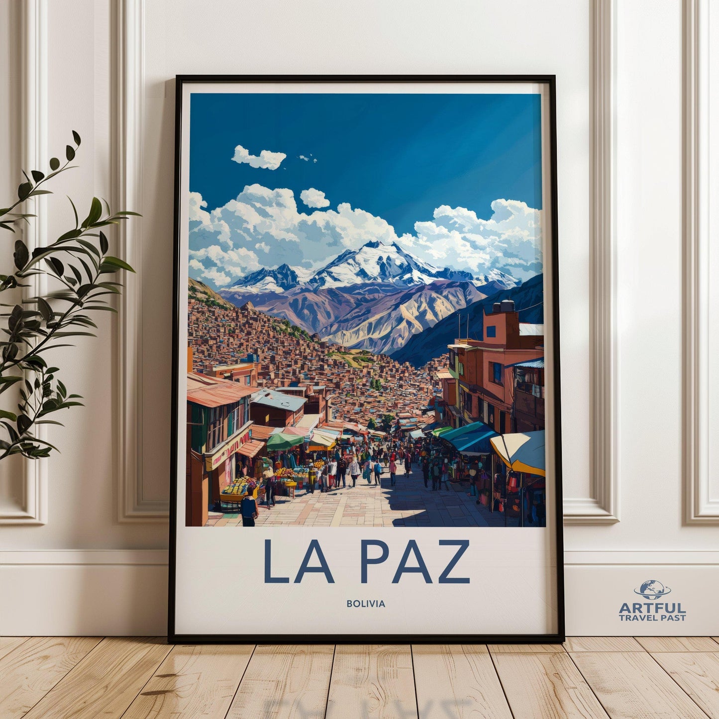 La Paz Poster - Bolivia Wall Art